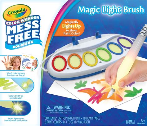 Mess-Free Painting Fun with Color Wonder Magic Light Brush